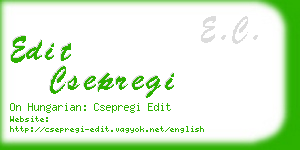 edit csepregi business card